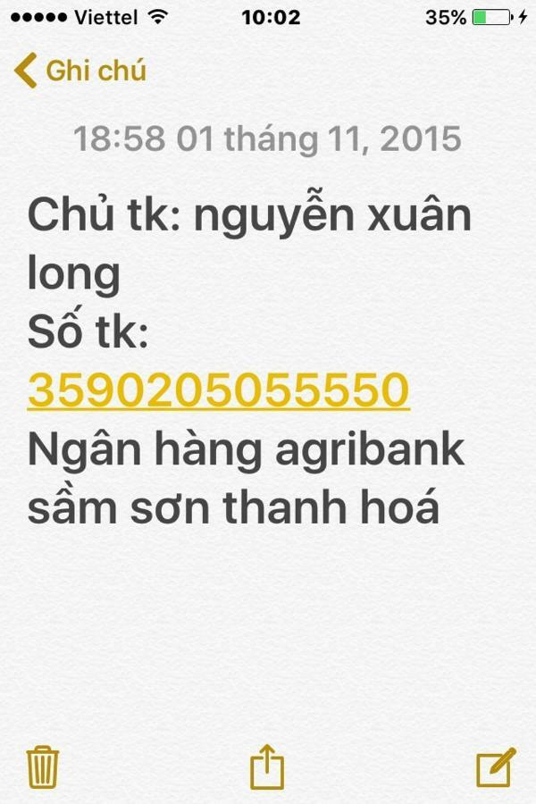 Hotel Khach San Thu Linh Thanh Hóa Zewnętrze zdjęcie